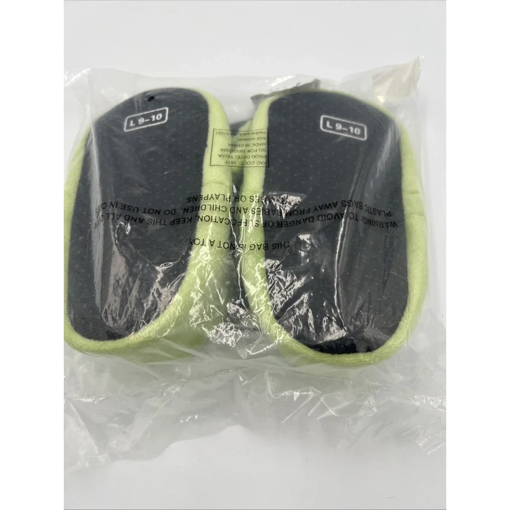 Disney Star Wars The Mandalorian Baby Yoda Grogu Slippers Kid Toddler Lg9-10 NWT